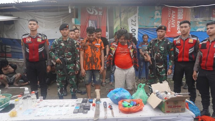 Barak narkoba di Jermal 15 yang digerebek personel TNI/Polri. Foto: (Dok. Kodam I/BB)