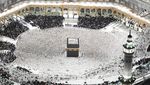 Foto Udara Iktikaf Malam 21 Ramadan di Masjidil Haram