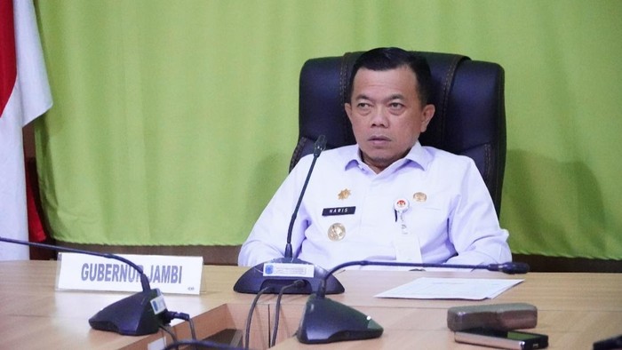 Gubernur Jambi Al Haris saat melaksanakan Rakor PSU dengan Mendagri