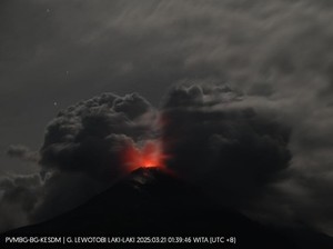 Erupsi Gunung Lewotobi Sebabkan 13 Gempa Letusan-4 Gempa Tektonik