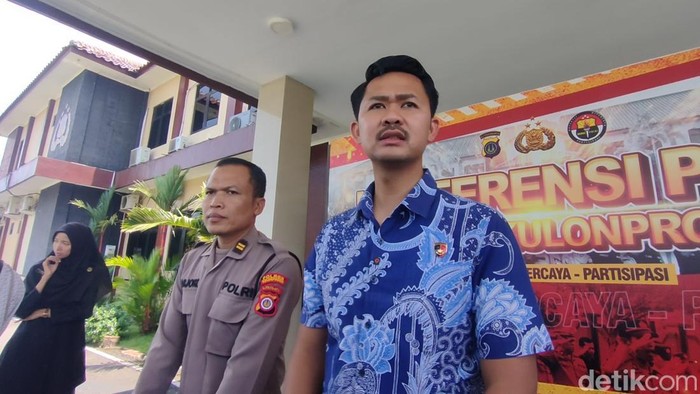 Kasat Reskrim Polres Kulon Progo, Iptu Andriana Yusuf, saat memberikan keterangan pers di Mapolres Kulon Progo, Jumat (21/3/2025).