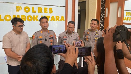 Kapolres Lombok Utara, AKBP Agus Purwanta saat ditemui media di Mapolres Lombok Utara, Jumat (21/3/2025).