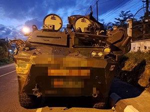Iring-iringan Rantis TNI Terlibat Laka hingga Tabrak Truk di Semarang