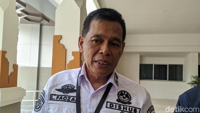 Kepala Dinas Perhubungan NTB Lalu Mohamad Faozal, Jumat (21/3/2025). (Ahmad Viqi/detikBali)