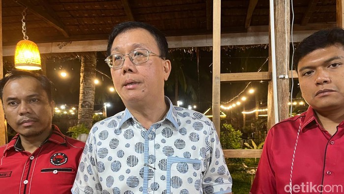 Ketua DPC PDIP Medan Hasyim (Kartika Sari/detikcom)