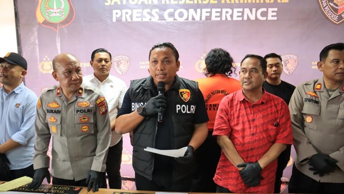 Konferensi pers di Polres Metro Bekasi Kota (dok. Istimewa)