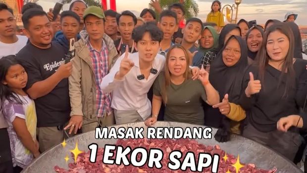 Kreator Willy Salim masak 200 Kilo Rendang di Palembang hilang saat ditinggal ke toilet