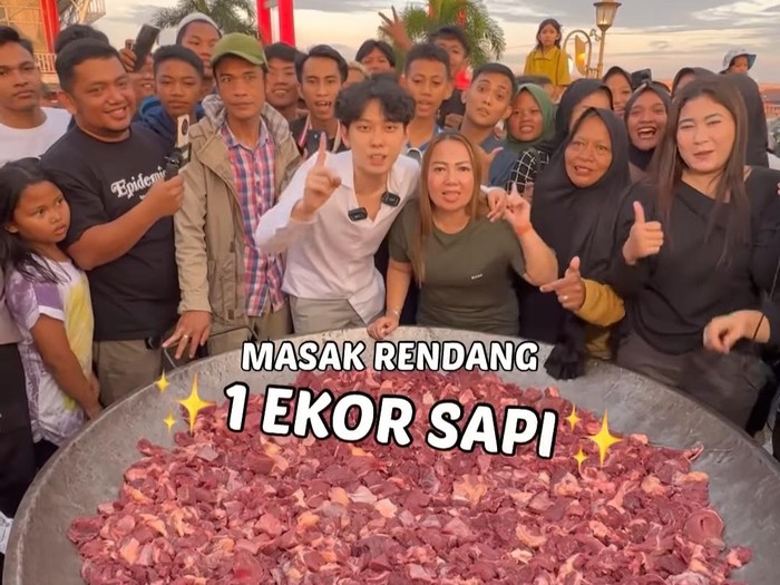 Kreator Willy Salim masak 200 Kilo Rendang di Palembang hilang saat ditinggal ke toilet