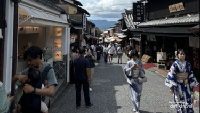 Suasana jalanan sekitar Kuil Kiyomizudera