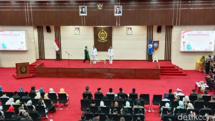 Pelantikan Bupati dan Wabup Jeneponto Paris Yasir-Islam Iskandar.