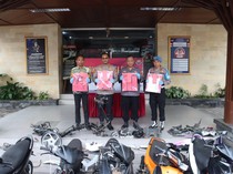 Tak Punya Motor untuk Sehari-hari, Lima Remaja Curi 8 Motor di Klungkung