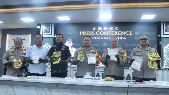Polres Samarinda membongkar peredaran 5,1 kilogram sabu yang dikendalikan napi di Lapas Nunukan.