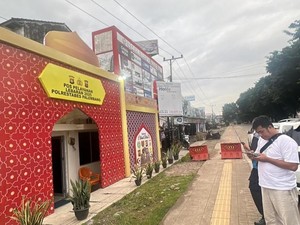 24 Posko-481 Personel Siaga dalam Operasi Ketupat Musi 2025 di Palembang
