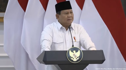 Presiden Prabowo. (Dok. YouTube Setpres)