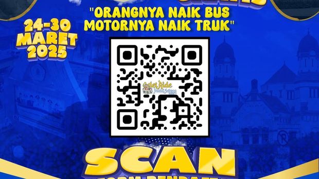 QR code pendaftaran valet ride.