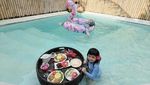 Ria Ricis Nikmati Sushi hingga Beefsteak Bareng Anak