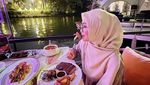 Ria Ricis Nikmati Sushi hingga Beefsteak Bareng Anak