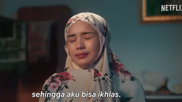 Cuplikan adegan dalam trailer Setetes Embun Cinta Niyala.