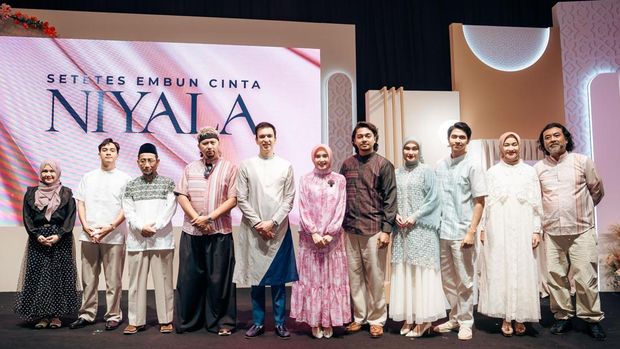 Para cast dan creator Setetes Embun Cinta Niyala.