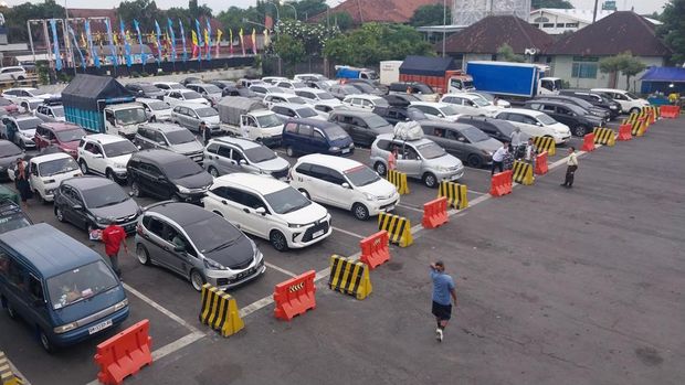 Situasi arus lalulintas di Pelabuhan Gilimanuk, Kabupaten Jembrana, Bali, jelang Nyepi dan Lebaran, Jumat (21/3/2025). (IST)