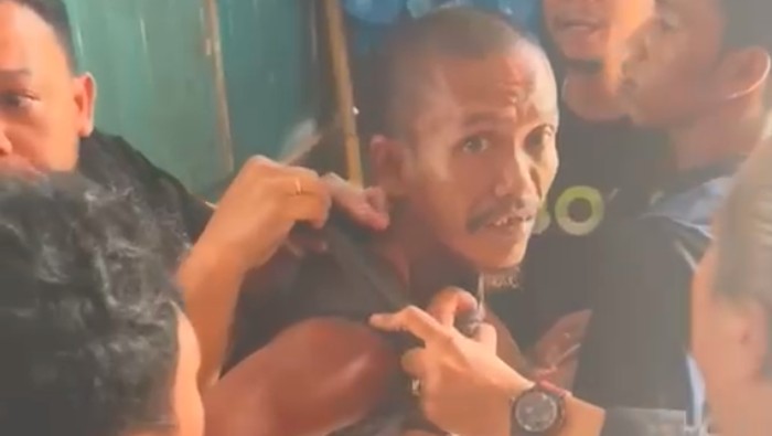 Tangkapan layar penangkapan Achmad Yani alias Amma (35), pelaku pembunuhan Feni Ere (28), wanita yang mayatnya ditemukan tinggal kerangka di Kota Palopo.