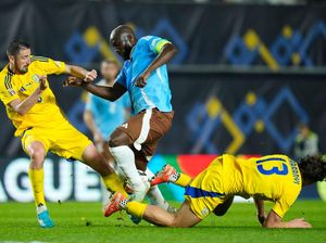 Ukraina Vs Belgia: Romelu Lukaku dkk. Kalah 1-3