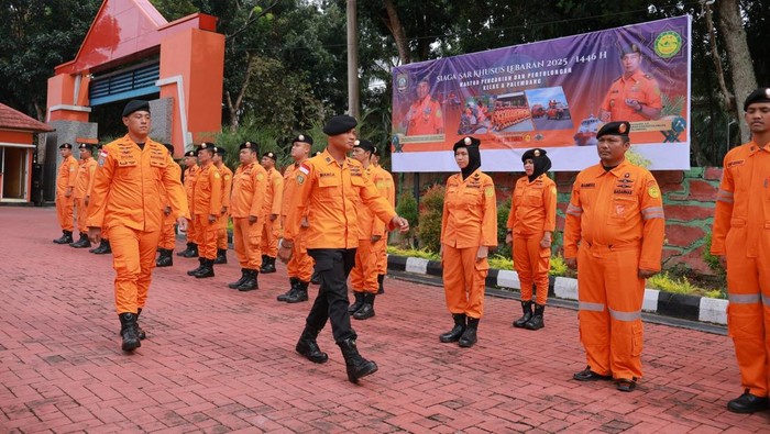 Apel kesiapan personel jelang Lebaran.