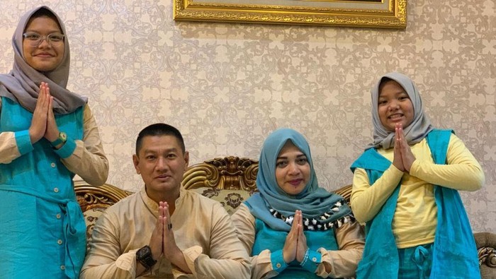 Foto keluarga korban.