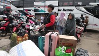 Pemudik yang berangkat lebih awal ini untuk menghindari kemacetan saat puncak arus mudik.