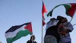 Warga Chili Turun ke Jalan Dukung Palestina