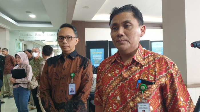 Komisioner BP Tapera Heru Pudyo Nugroho dan Deputi Komisioner Bidang Pemanfaatan Dana Tapera Sid Herdi Kusuma