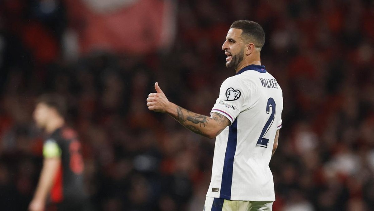 Kyle Walker pensiun dari panggung internasional. (Foto: Action Images via Reuters/Andrew Couldridge)