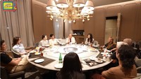 Restoran itu memiliki area VIP. Lokasinya di Fairmont Jakarta. Foto: YouTube MAIA ALELDUL TV