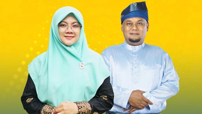 Pasangan calon bupati dan wakil bupati Afni-Syamsurizal. (Foto: Istimewa).