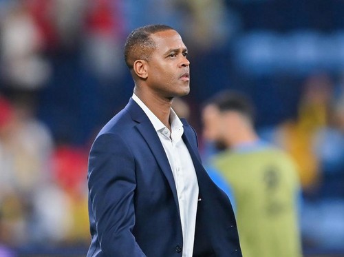 SYDNEY, AUSTRALIA - MARCH 20: Head Coach Patrick Kluivert of Indonesia looks on after his team lose the FIFA 2026 World Cup AFC Asian Round 3 Qualifier match between Australia v Indonesia at Allianz Stadium on March 20, 2025 in Sydney, Australia. (Photo by Ayush Kumar/Eurasia Sport Images/Getty Images)