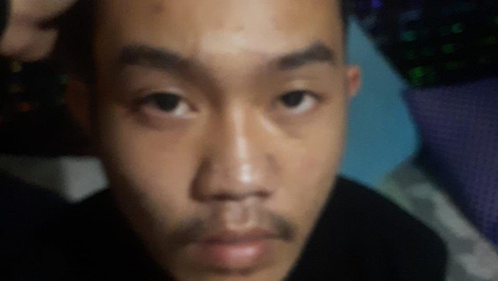 Tampang kurir sabu di Lampung, Mohamad Daniel Haiqal Bong WNA Malaysia.