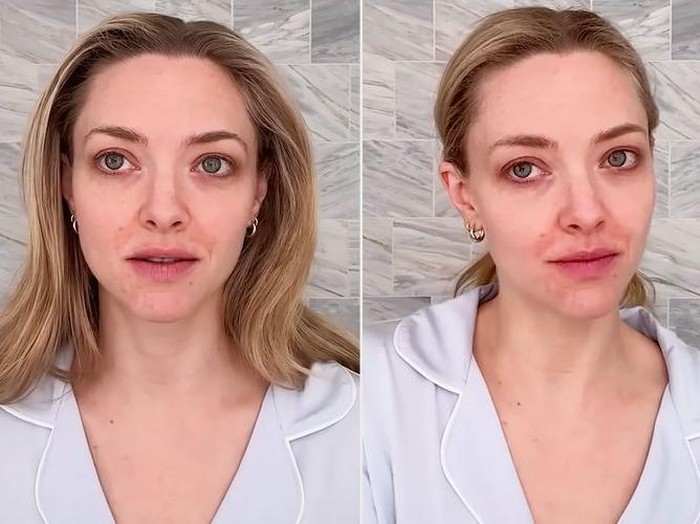 US actress Amanda Seyfried poses with the Emmy for Outstanding Lead Actress in a Limited Or Anthology Series or Movie for 