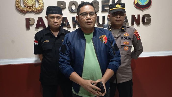 Kanit Reskrim Polsek Panakkukang Iptu Muhammad Rijal saat konferensi pers di Mako Polsek Panakkukang.