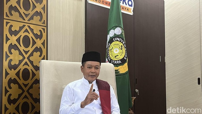 Kultum oleh Rektor USU Muryanto Amin