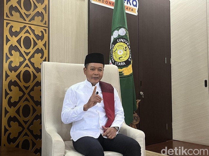 Kultum oleh Rektor USU Muryanto Amin