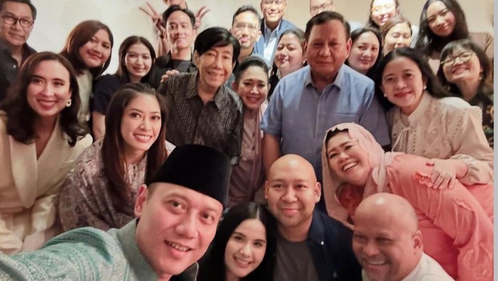 Momen anak-anak presiden merayakan ulang tahun Didit Hediprasetyo. (Instagram Annisa Pohan)