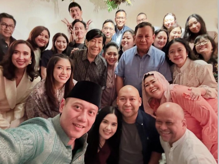 Momen anak-anak presiden merayakan ulang tahun Didit Hediprasetyo. (Instagram Annisa Pohan)