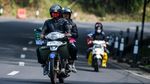 Pemudik Motor Mulai Lintasi Jalur Nagreg