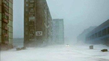 Blok 17 Norilsk, Rusia. Foto: Boredpanda