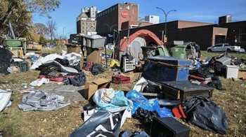 Penampakan tunawisma di kota-kota besar Kanada. Foto: Boredpanda