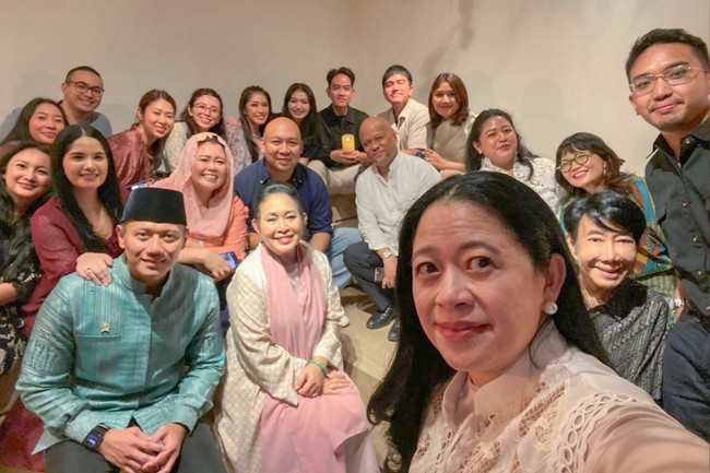 Didit turut mengundang klan Presiden ke-7 Joko Widodo. Wakil Presiden Gibran Rakabuming datang bersama istrinya, Selvi Ananda. Adapun Kaesang juga ditemani sang istri, Erina Gudono. (Foto:Foto: X/@puanmaharani_ri)