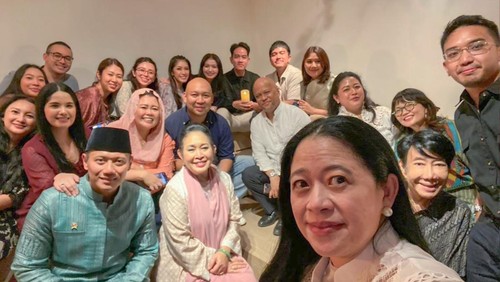 Puan unggah foto selfie saat perayaan ultah Didit