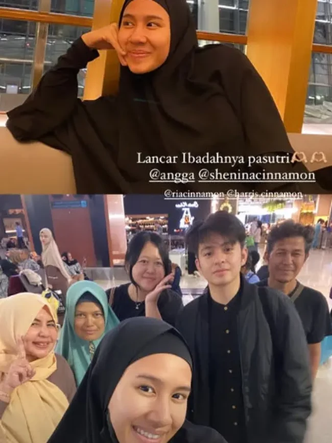 Shenina Cinnamon dan Angga Yunanda