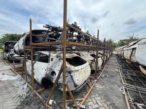 Bukan Mobil Listrik, Ini KD Kit Mobil Bensin Chery yang Terbakar di Bekasi