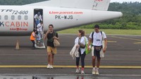Antusiasme wisatawan mancanegara semakin meningkat dengan hadirnya penerbangan Palu - Ampana yang dioperasikan oleh Wings Air. Kini, perjalanan menuju Kabupaten Tojo Una-Una, khususnya Kepulauan Togean. Foto: Wings Air